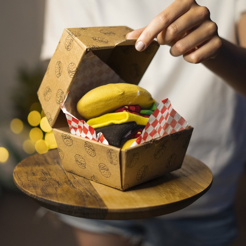 Zeķes Soxo Hamburger Box